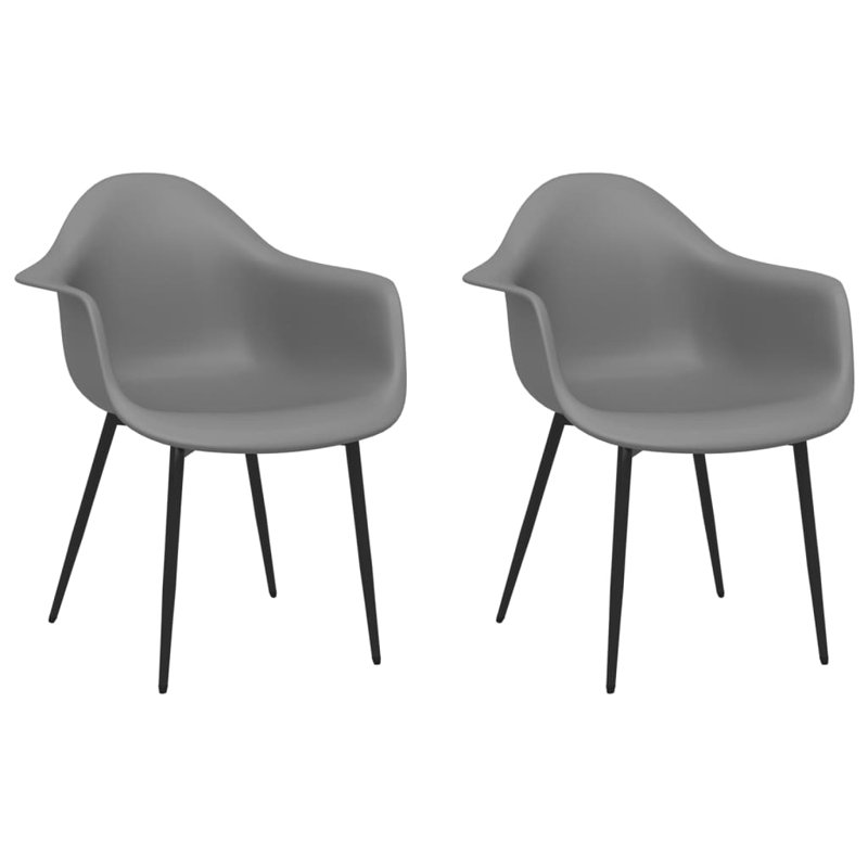 Avarielle Counter Stool with Metal Frame, Grey