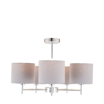 Broseley 5 - Light Shaded Chandelier