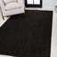 Tapis noir en jute tissé à la main Dropati Pata-1356325185