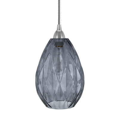 Cyril 1 - Light Satin Nickel Single Pendant