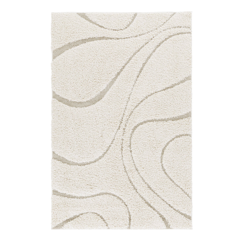Abstract Shag Area Rug, Rectangle 279 x 366cm