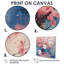  «Rose Blue Spring Blooming Cherry Blossom Tree I - Décoration murale cerisier en fleurs-106112715-106112718