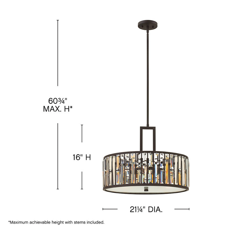 Gemma 3-Light Outdoor Pendant, Bronze