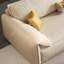 Canapé modulaire en polyester blanc crème