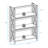 3-Shelf Folding Bookcase-2005448881