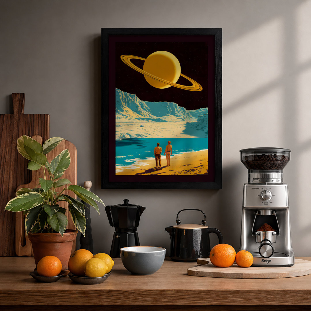 Alien World Wonder Fantasy & Sci-Fi - Framed Print