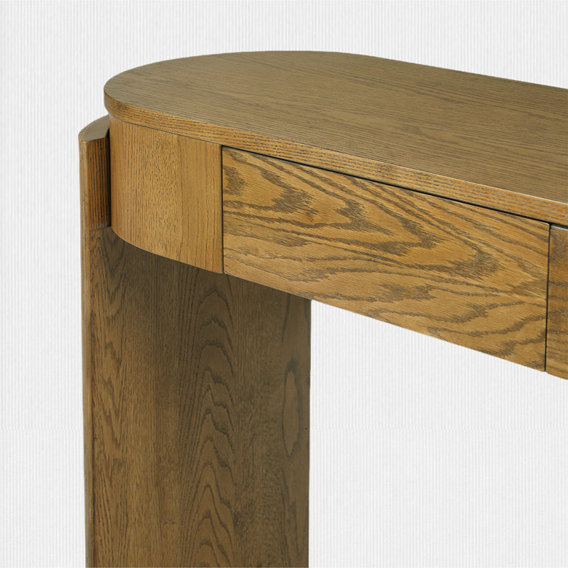 55.1" Wide Buffet Table with 2 Drawers, Wood