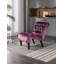 Chaise de salon en velours sans accoudoirs-118445417