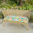 Sunbrella 44" x 18" Contoured Outdoor Wicker Bench Cushion-620469325