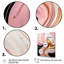 Art rétro liquide glam en rose, blanc et noir - formes abstraites, impressions d'art mural-34892854-34892853