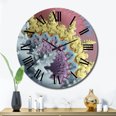 Horloge murale Daleth - Fractals