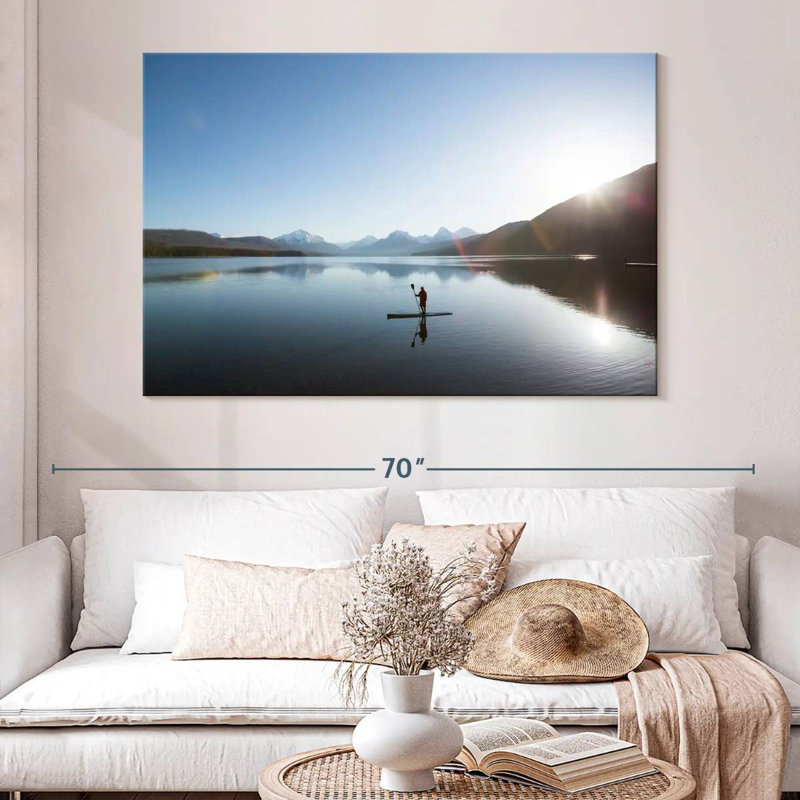 Alvord Lake McDonald Paddleboarder, 34'' H x 51'' W