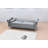 Ermera 85" Velvet Round Arm Sleeper Sofa-74813867