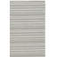 Tapis rayé en coton vert / ivoire Martha Stewart 412-73725281