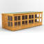 Powersheds 18 x 8ft Timber Tongue & Groove Pent Potting Shed Double Doors