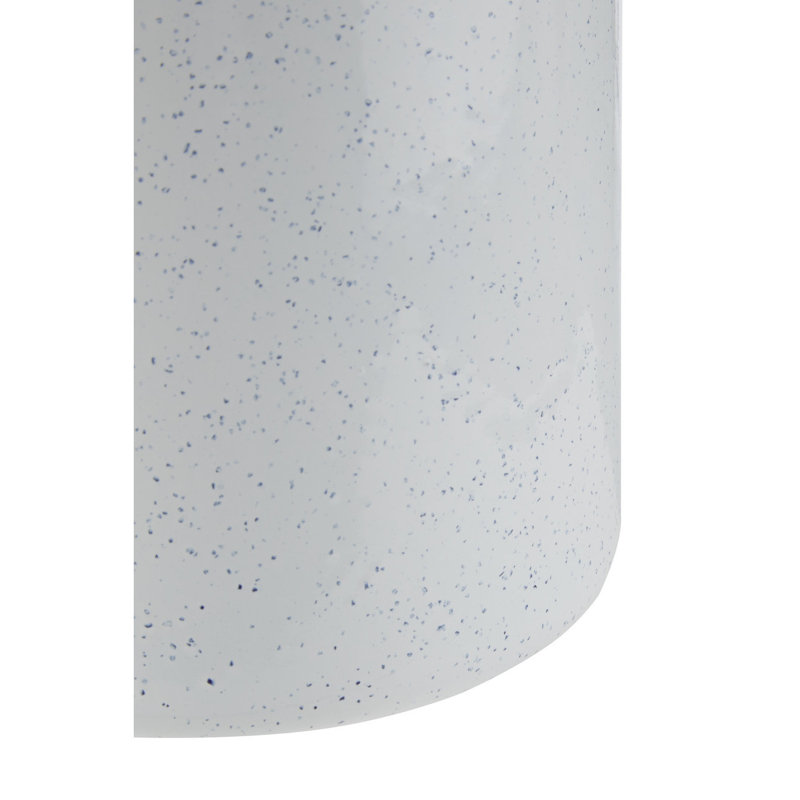 Kitchen Canisters & Storage Jars, 14cm H x 13cm W x 13cm D, White/Black