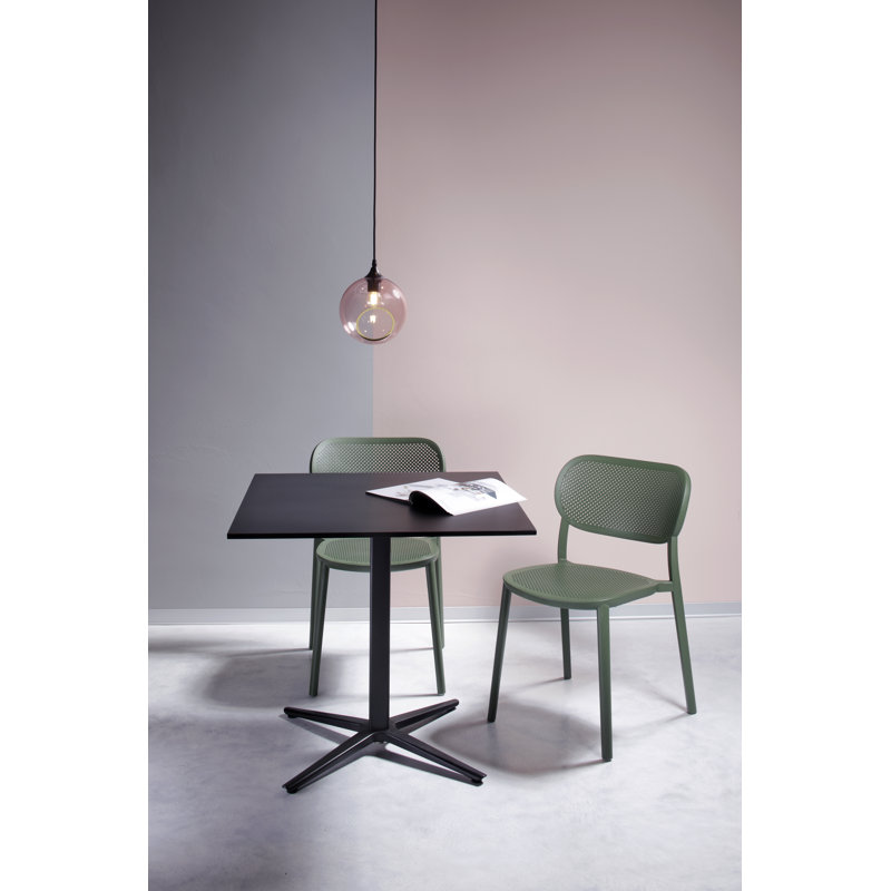 Chaise empilable de salle à manger , Indigo