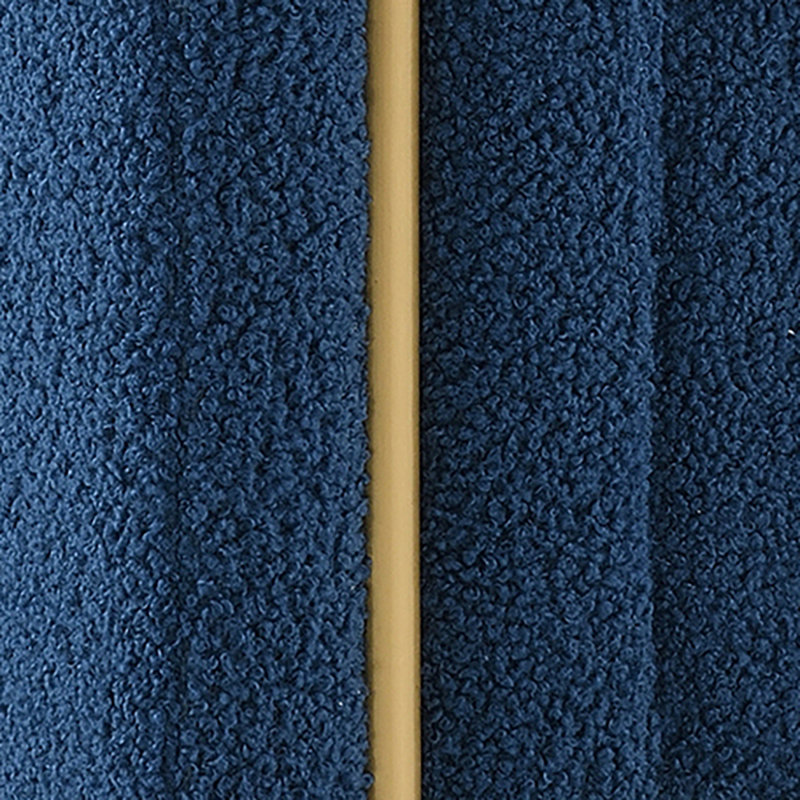 Banc de rangement en tissu Teddy, Marine