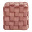 Repose-pieds carré en velours 16 po-133698403