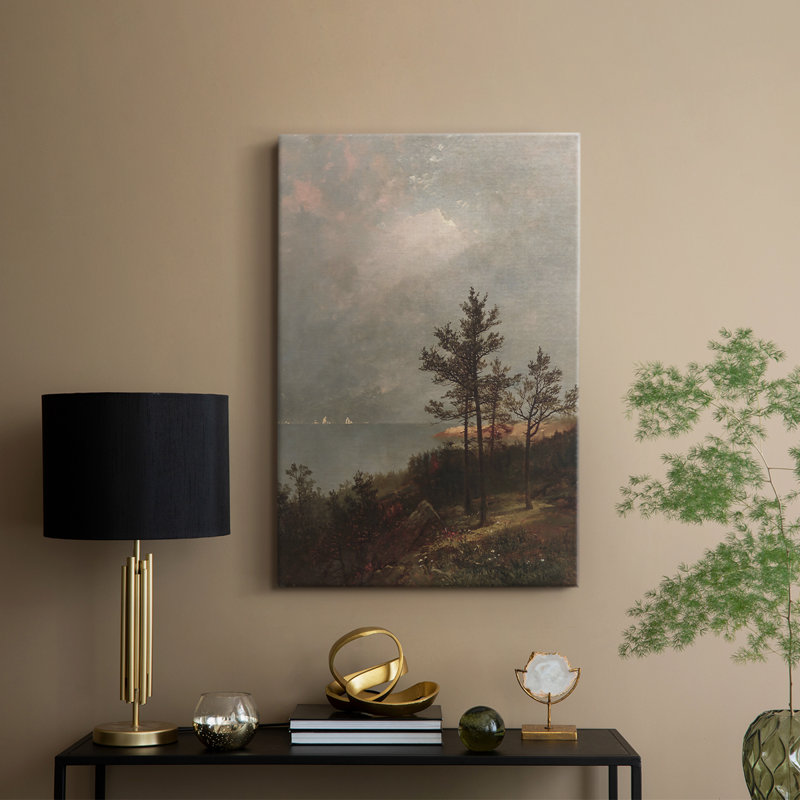Paysage rétro CXII - galerie Cavas, H 18 po x l 12 po