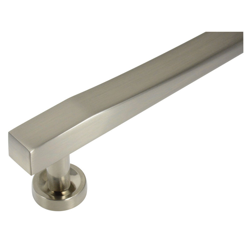 Poignée barre 13/16 po Arc 8, Nickel satiné