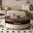 Modern Saddle-leather Coffee Table Set-103212925