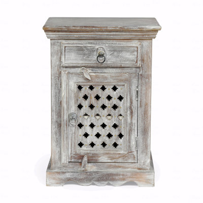 Table de chevet 1 porte Woodenen