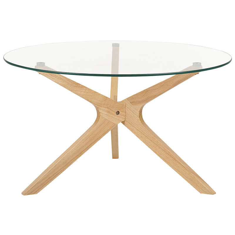 Avrumy Cross Legs Coffee Table