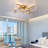 31.8‘’ Ceiling Light LED Semi Flush Mount Ceiling Lights Dimmable For Living Room