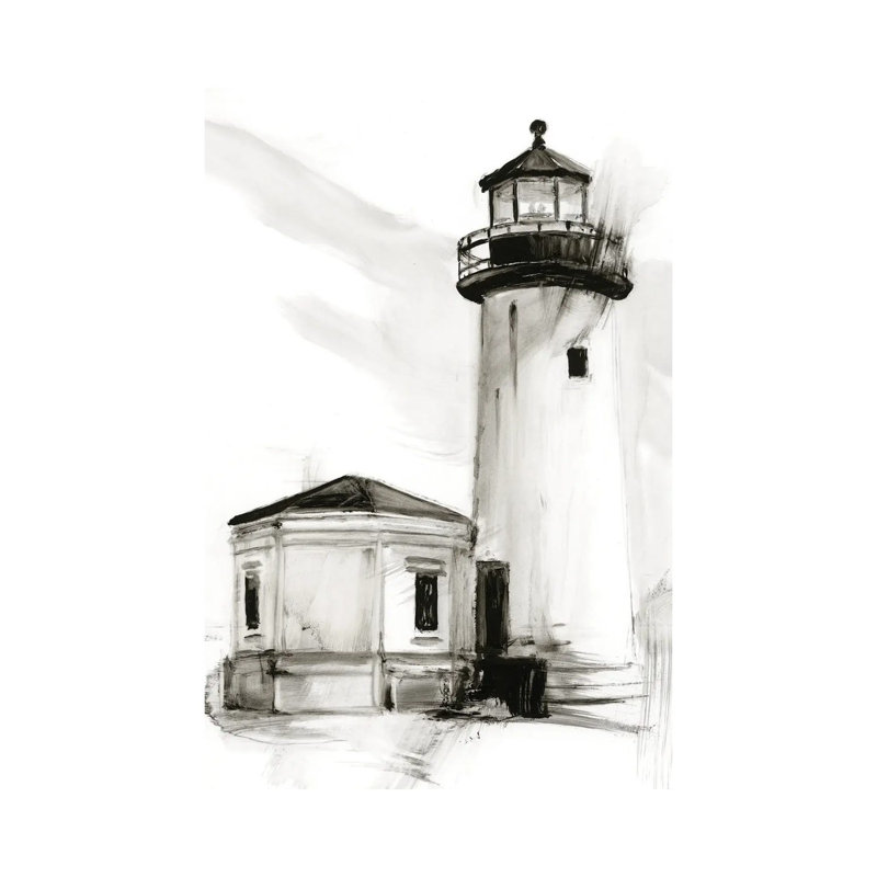 Lighthouse Study II by Ethan Harper - Wrapped Canvas Painting, 66.04 cm H x 45.72 cm W