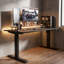  Bureau électrique Hagler 48 "x 24" avec contrôleur mémoire noir DESK-PPU-00-S8 Series-965570822