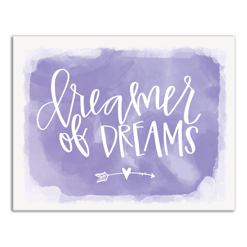 Dreamer Of Dreams Print On Canvas; AB3727BBB2294E83BE7BC0C45022AB8D Square, 16" H x 20" W x 1.25" D