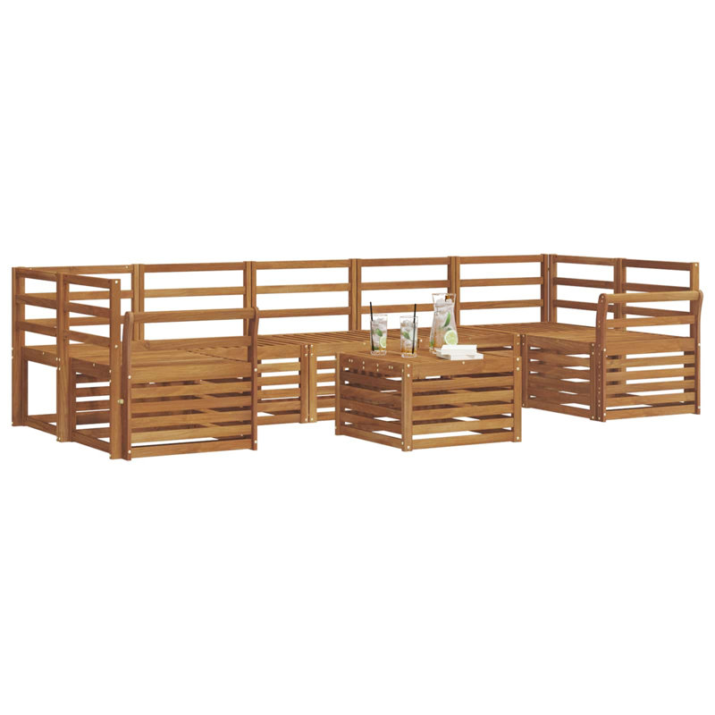 304cm Wide Patio Sectional Set