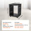 12U AV Rack Stand With 500 Lbs Capacity For Network, Stereo, And Recording Studio Equipment