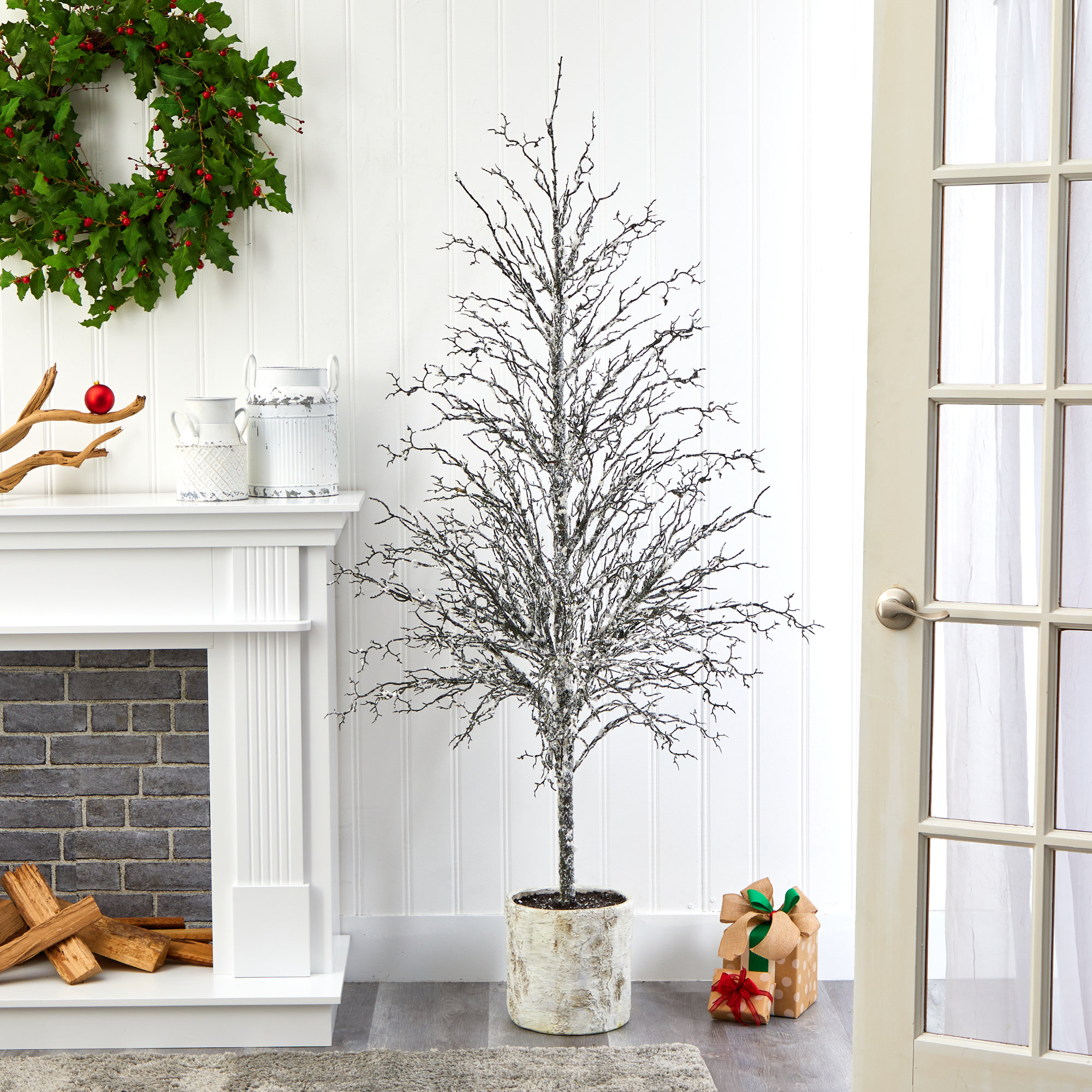 Artificial Pine Christmas Tree, 6' H
