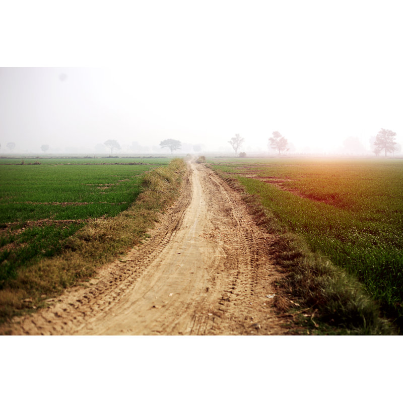 Country Road by Pixelfusion3d - No Frame Print on Canvas, 81cm H x 122cm W