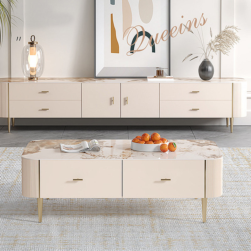 Table basse Modern, H 15,75 po x L 55,12 po x l 27,56 po