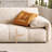 Orange + White 100% Polyester Modular Sofa cushion couch-109325746-109325752