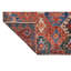 High-Quality Hand-Knotted Red And Navy Area Rug