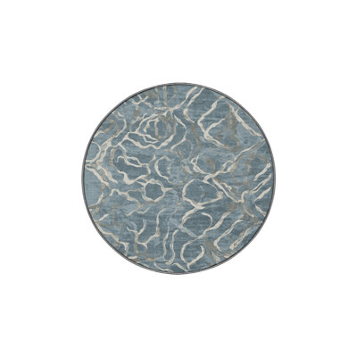 Machine Washable Gray Area Rug