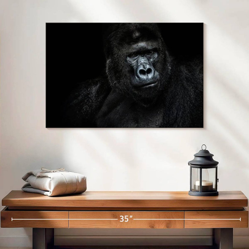 Brampt Serious Gorilla, 32" H x 48" W