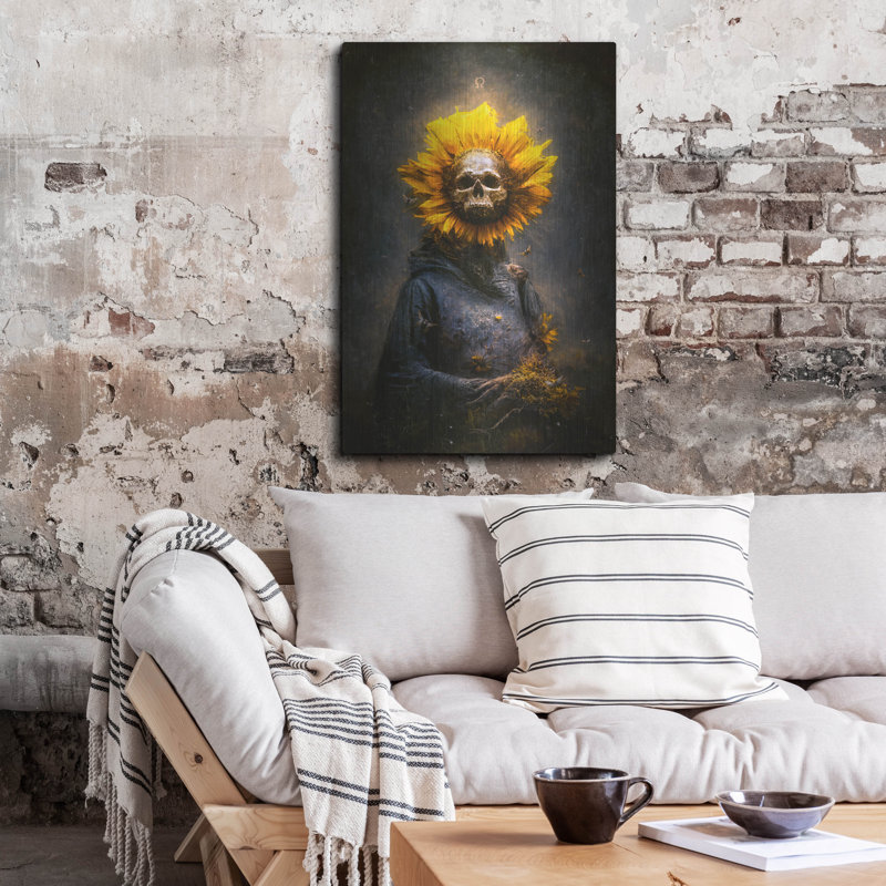 Tempus fugit sur métal par Mario Sanchez Nevado, H 36 po x l 24 po