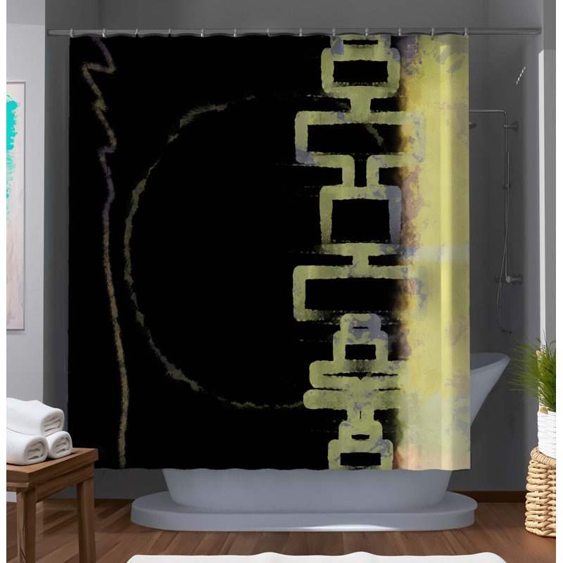Kedrin Abstract Shower Curtain