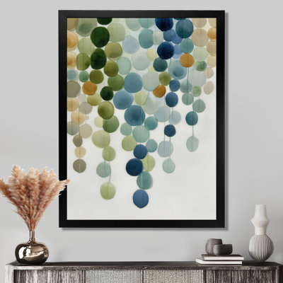 «Watercolor Minimalist Meditation Stone Collage», formes murales abstraites, art mural moderne encadré