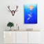 Orange Jellyfish - Wrapped Canvas-56640773