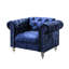 Chaise d'appoint en velours Accent Chair