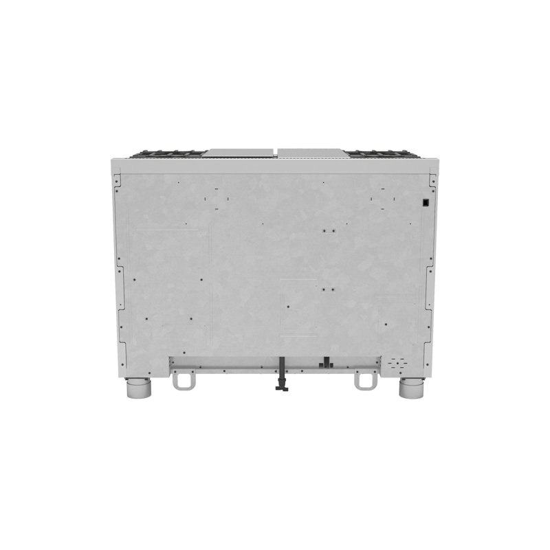 48" Dual-Fuel Professional Range with 4 Burners, Grill, and Griddle