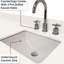 Meuble-lavabo bleu l 48 po x P 22 po, comptoir en quartz, miroir 43 po et robinet inclus-65224337