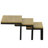 Kendrik 23.5" H x 18" W Solid Wood C-Table Nesting Tables-597112111-664734424