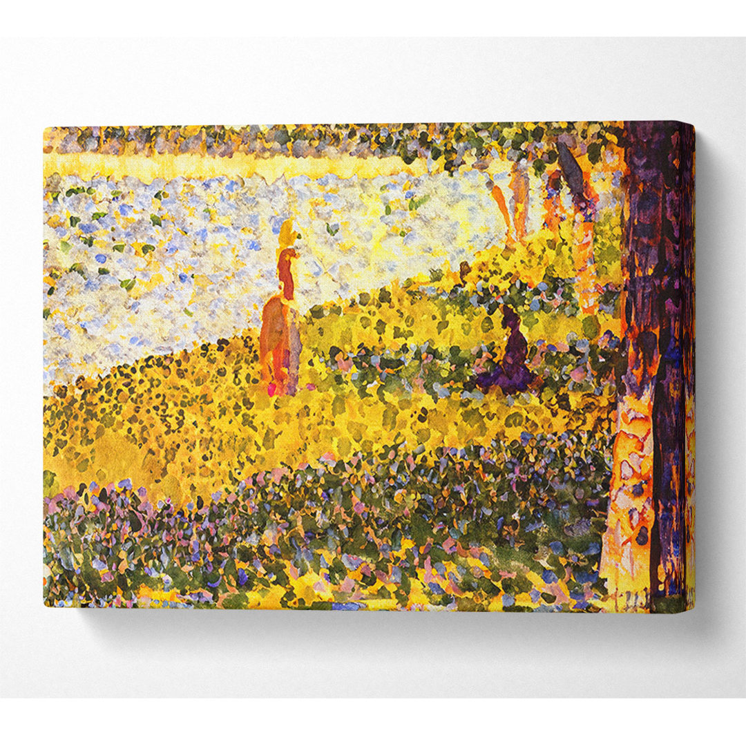 Seurat Frauen am Ufer - Kunstdrucke auf Leinwand